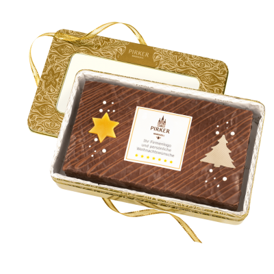 Personalised Christmas Tin with company logo